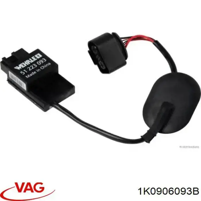 Compre 1K0906093B VAG Módulo de direção (Centralina eletrônica) da bomba de combustível