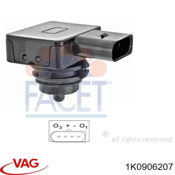Sensor de pressão do sistema do freio pneumático VAG 1K0906207 preço, a partir de 101,83 USD