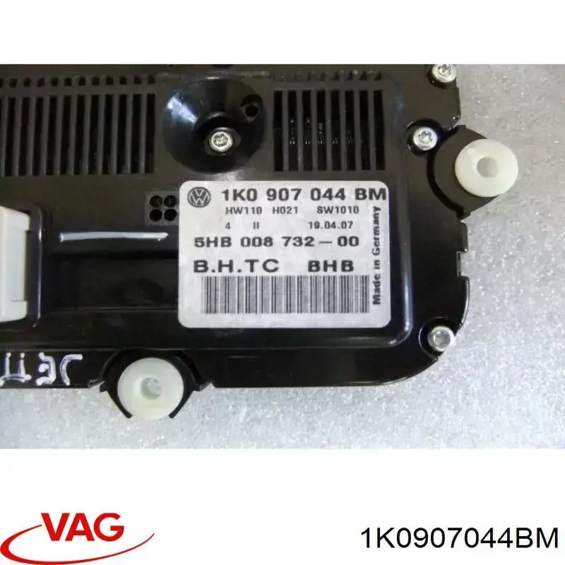 1K0907044BM VAG Unidade de controlo dos modos de aquecimento/condicionamento