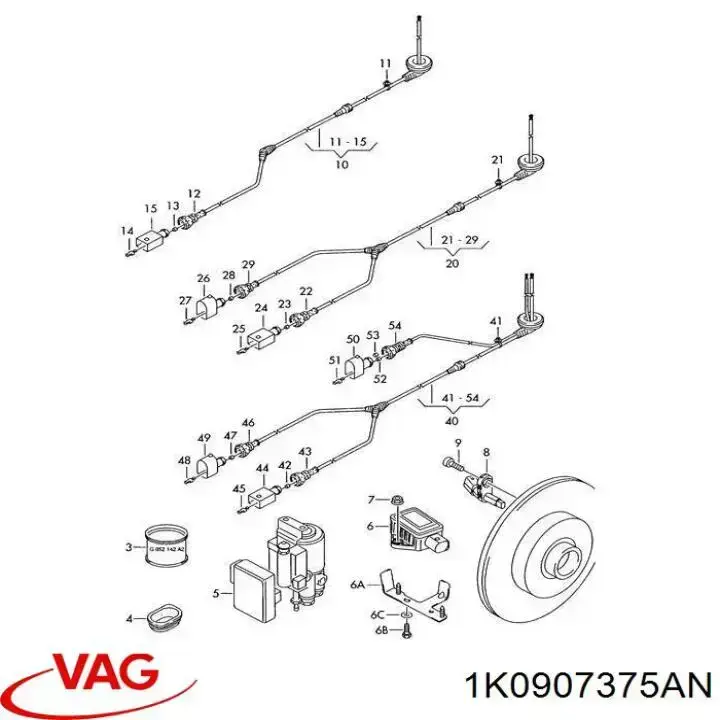 Unidade hidráulico de controlo ABS VAG 1K0907375AN preço, a partir de 1585,23 USD