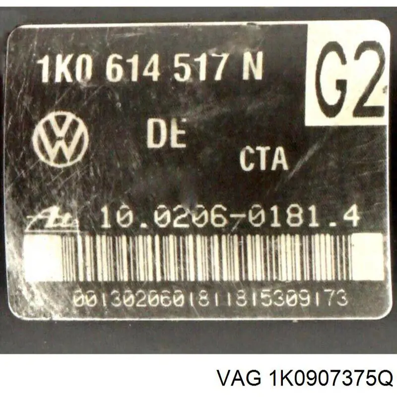 Unidade hidráulico de controlo ABS VAG 1K0907375Q preço, a partir de 54,58 USD