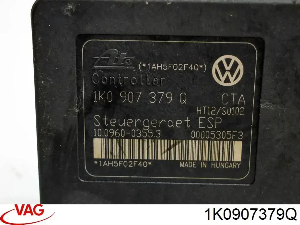 1K0907379Q VAG Unidade hidráulico de controlo ABS