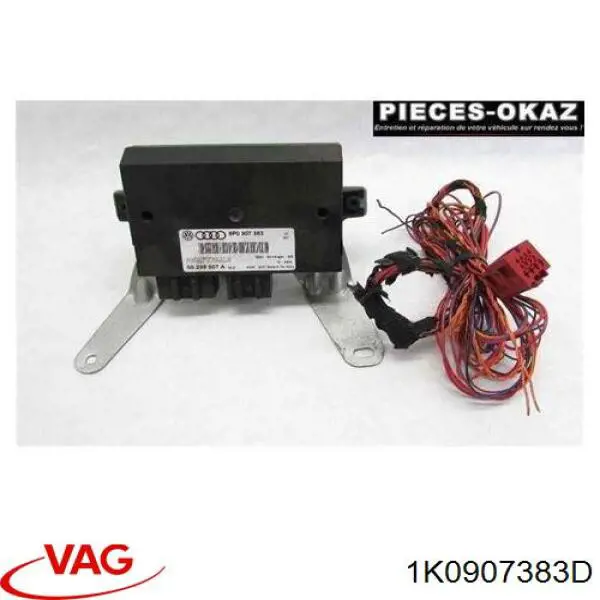 Compre 1K0907383D VAG Unidade de controlo de gancho de reboque