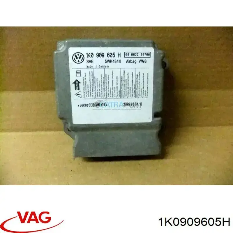 Módulo processador de controlo da bolsa de ar (Centralina eletrônica AIRBAG) VAG 1K0909605H preço, a partir de 62,99 USD