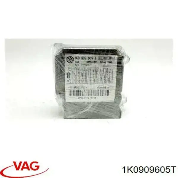 Compre 1K0909605T VAG Módulo processador de controlo da bolsa de ar (Centralina eletrônica AIRBAG)