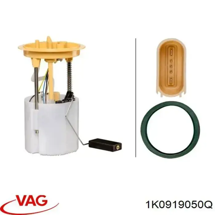 Compre 1K0919050Q VAG Módulo de bomba de combustível com sensor do nível de combustível