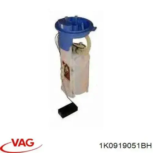 1K0919051BH VAG Módulo de bomba de combustível com sensor do nível de combustível