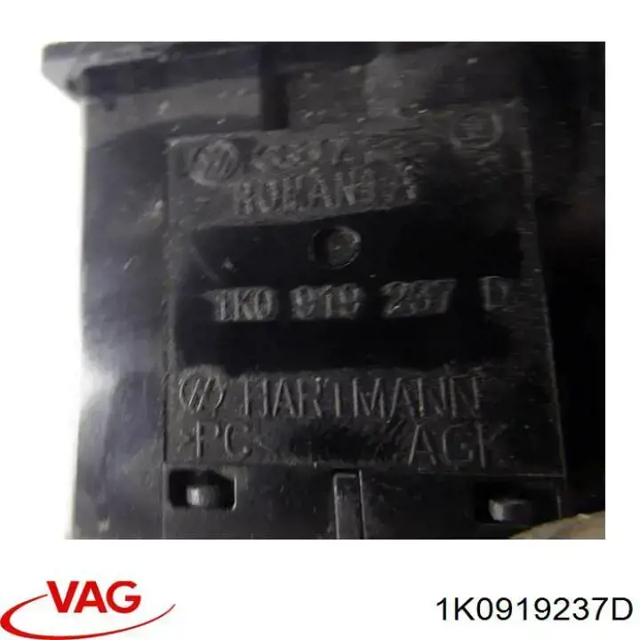Compre 1K0919237D VAG Fecho de desligação (desativação) de cinto de segurança de passageiro
