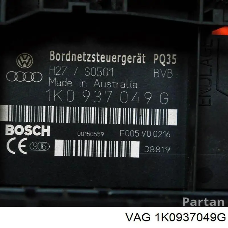 Compre 1K0937049G VAG Unidade de dispositivos de segurança