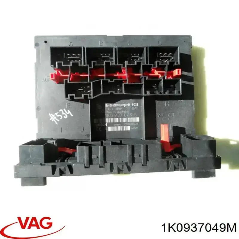 1K0937049M VAG Módulo de direção (Centralina eletrônica) da rede de bordo