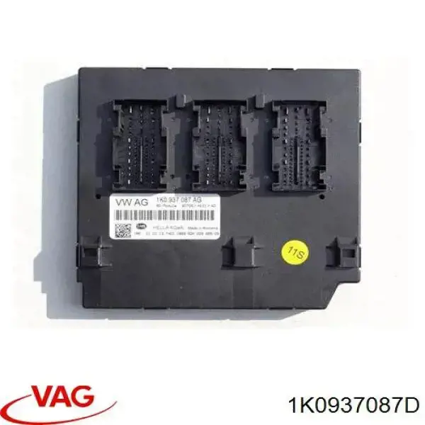 1K0937087D VAG Módulo de direção (Centralina eletrônica) da rede de bordo