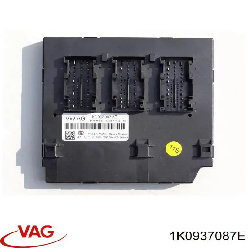 1K0937087E VAG Módulo de direção (Centralina eletrônica) da rede de bordo