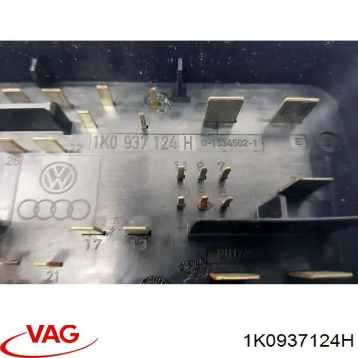 1K0937124D VAG Unidade de dispositivos de segurança