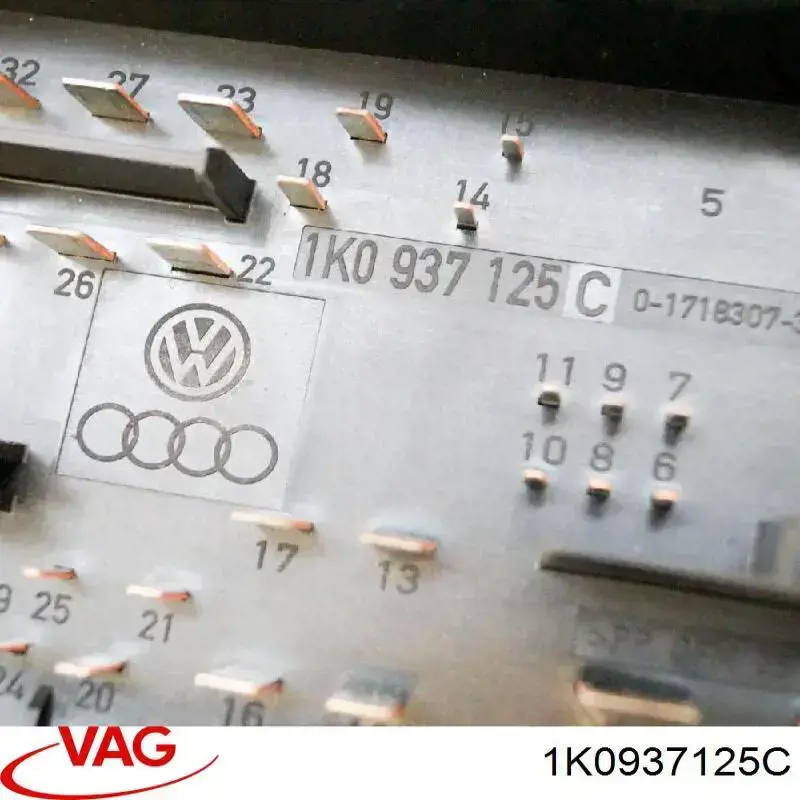 1K0937125C VAG Unidade de dispositivos de segurança
