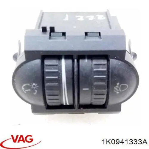 1K0941333A VAG Botão (regulador) de corretor das luzes