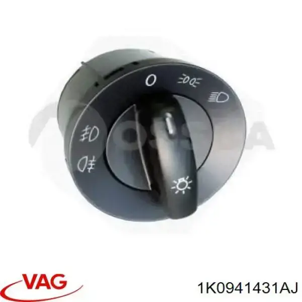 Comutador das luzes no "painel de instrumentos" VAG 1K0941431AJ preço, a partir de 30,67 USD