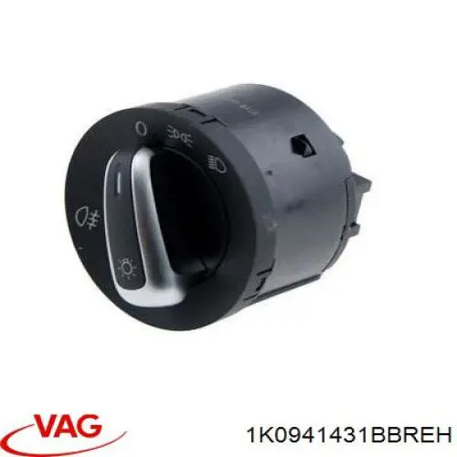 1K0941431BBREH VAG Comutador das luzes no "painel de instrumentos"