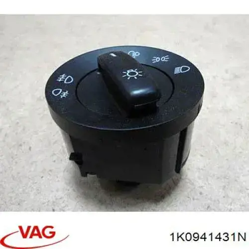 1K0941431N VAG Comutador das luzes no "painel de instrumentos"