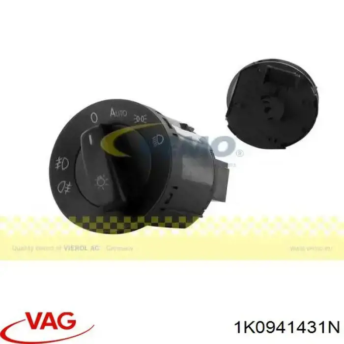 Comutador das luzes no "painel de instrumentos" VAG 1K0941431N preço, a partir de 37,24 USD