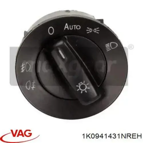 Compre 1K0941431NREH VAG Comutador das luzes no "painel de instrumentos"