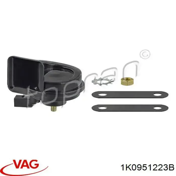 Compre 1K0951223B VAG Sinal sonoro (cláxon)