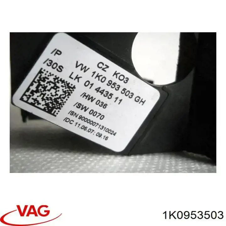 Coluna da direção 1K0953503 VAG