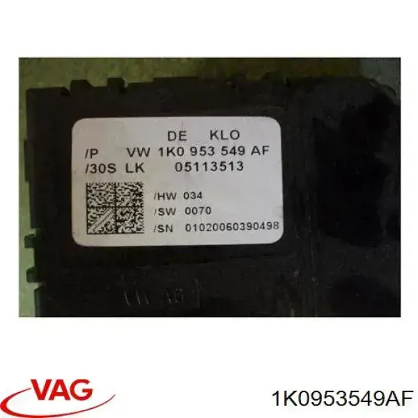 1K0953549AF VAG Unidade de controlo de cruzeiro