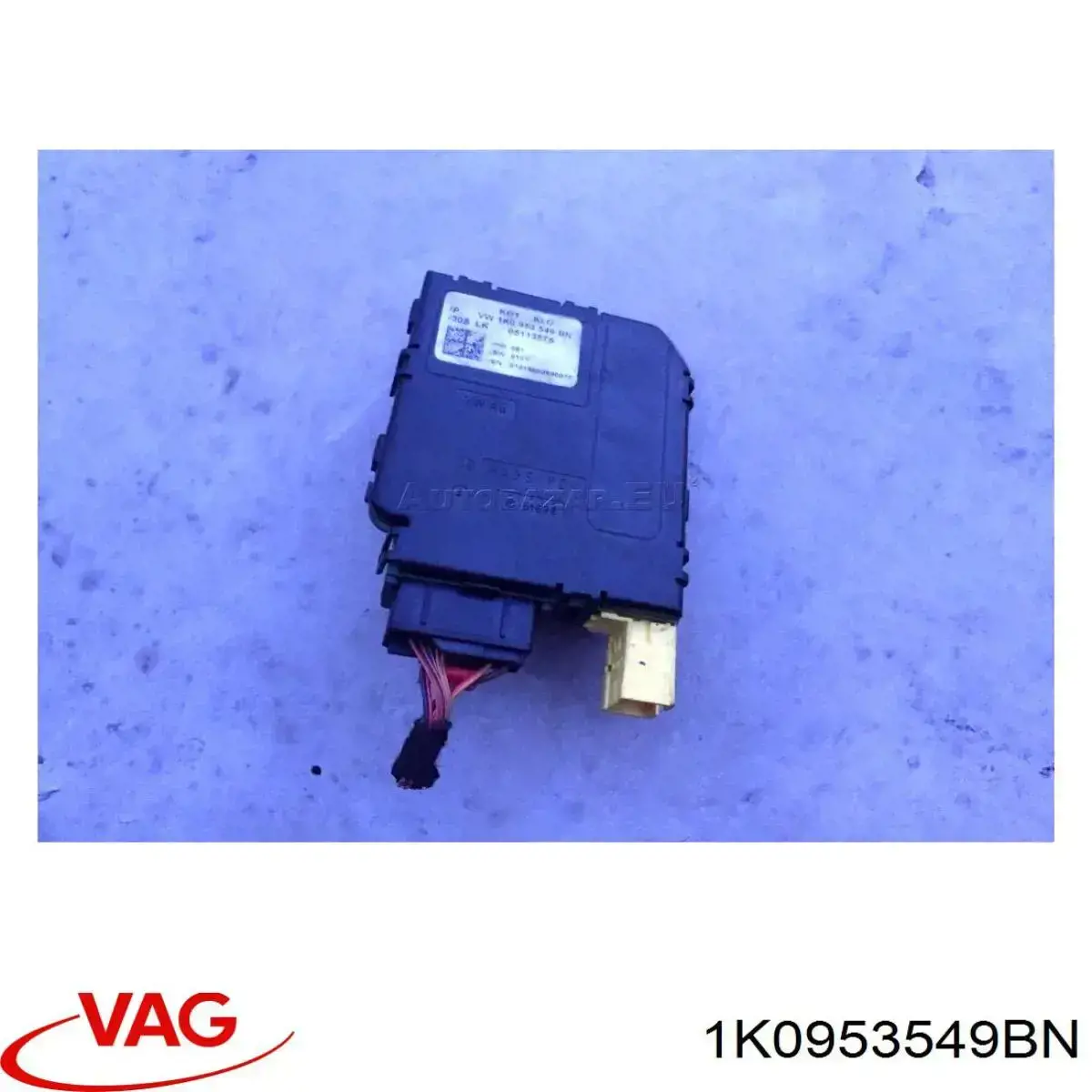 Módulo de direção (Centralina eletrônica) dos interruptores instalados na coluna da direção VAG 1K0953549BN