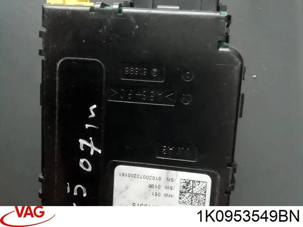 Módulo de direção (Centralina eletrônica) dos interruptores instalados na coluna da direção 1K0953549BN VAG