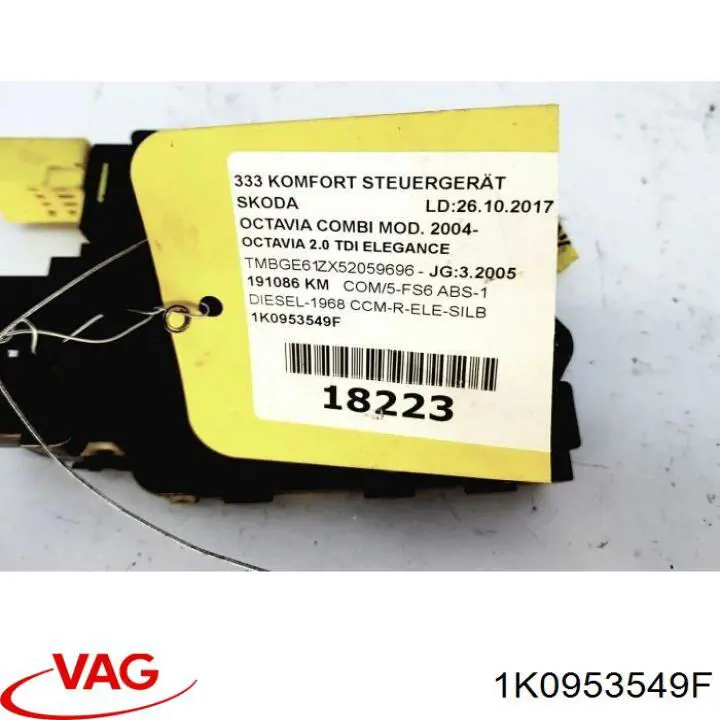 Compre 1K0953549F VAG Unidade de controlo de cruzeiro