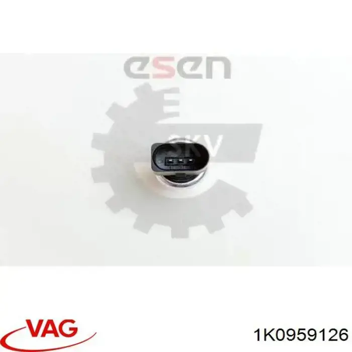 1K0959126 VAG Sensor de pressão absoluta de aparelho de ar condicionado