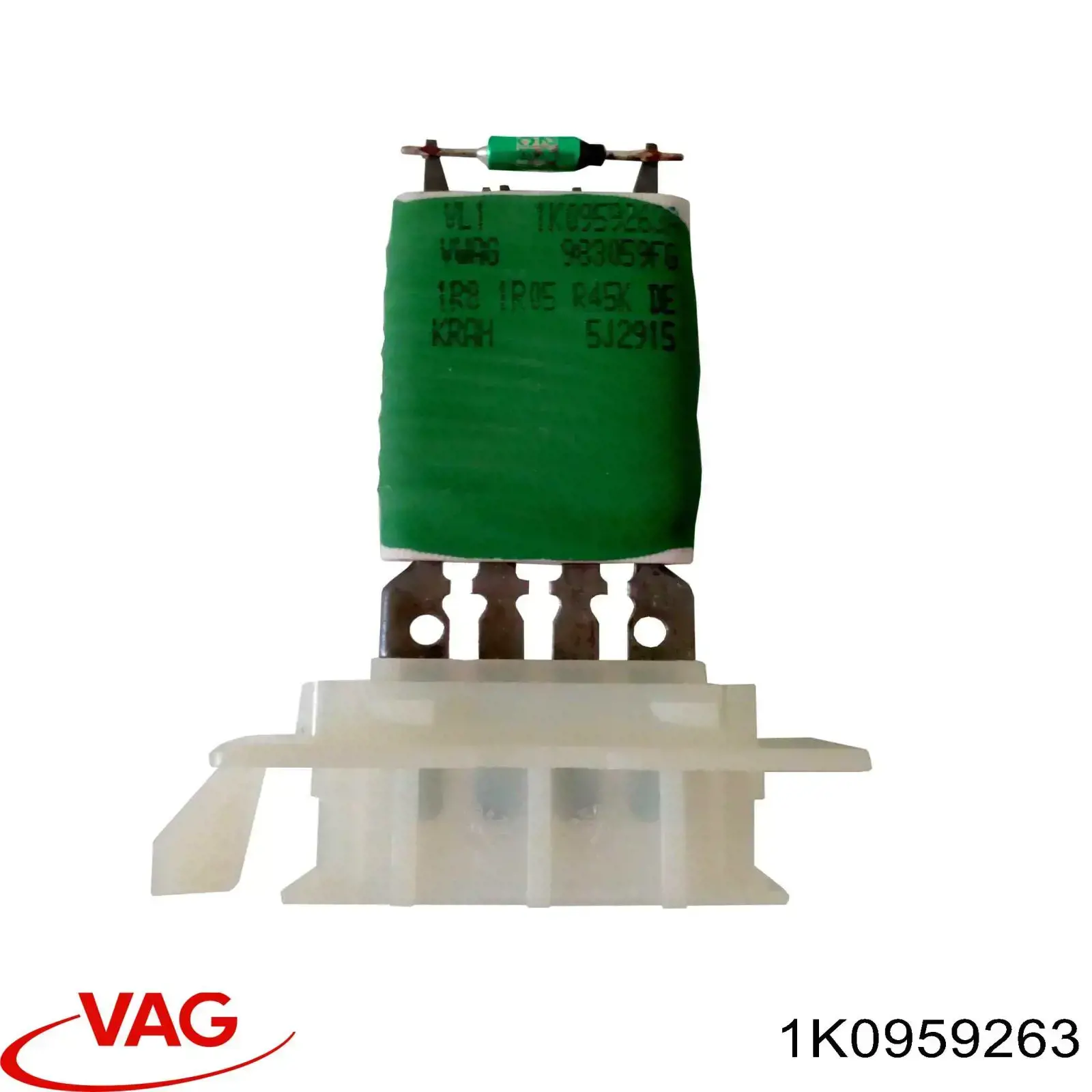 Resistor (resistência) de ventilador de forno (de aquecedor de salão) VAG 1K0959263 preço, a partir de 12,73 USD
