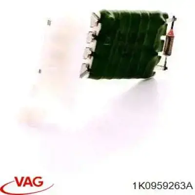 Resistor (resistência) de ventilador de forno (de aquecedor de salão) VAG 1K0959263A preço, a partir de 30,62 USD