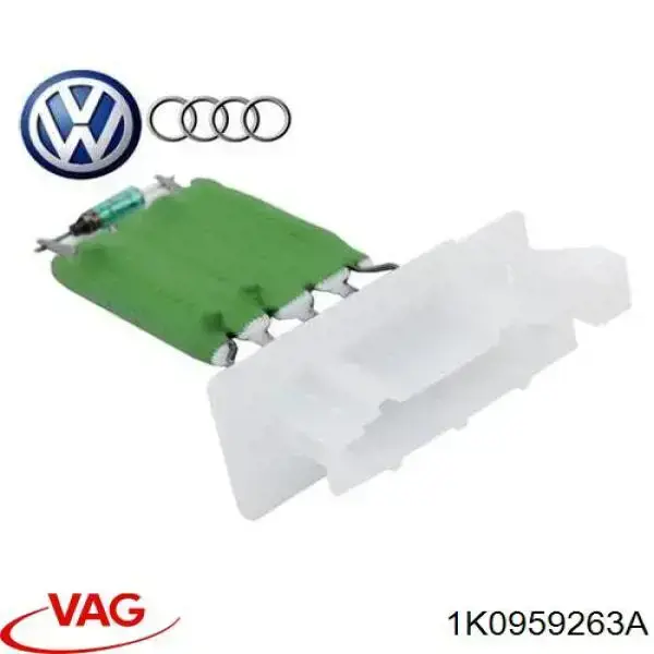 Resistor (resistência) de ventilador de forno (de aquecedor de salão) VAG 1K0959263A preço, a partir de 7,89 USD