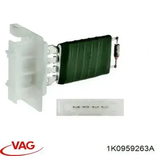 Compre 1K0959263A VAG Resistor (resistência) de ventilador de forno (de aquecedor de salão)