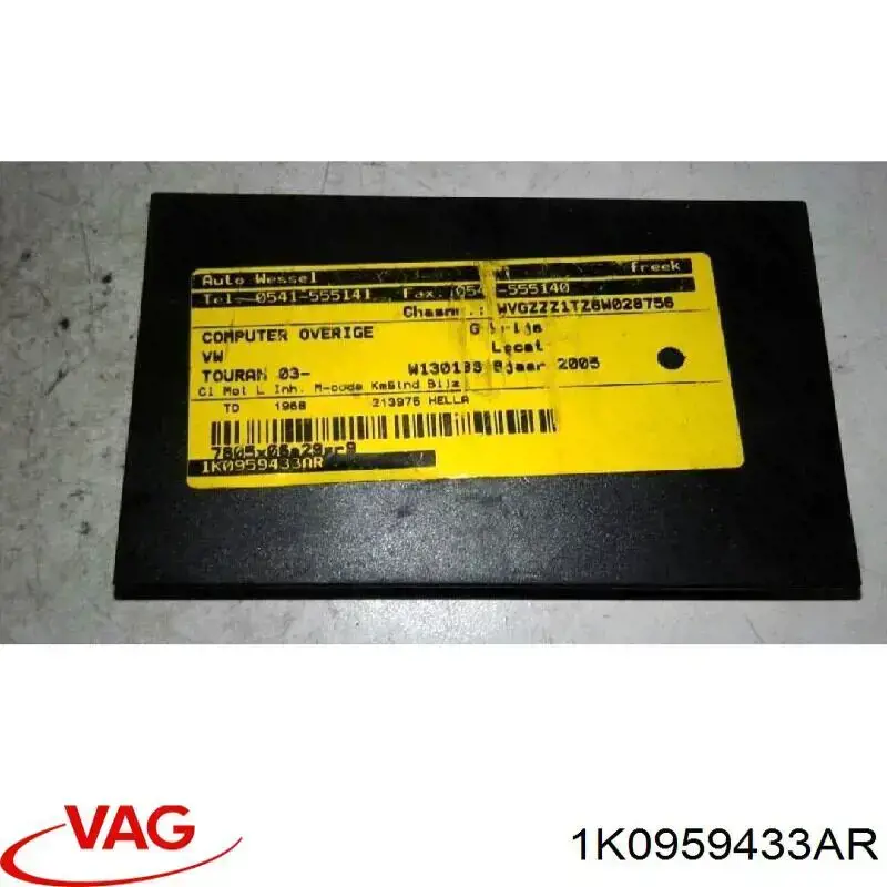Compre 1K0959433AR VAG Unidade de conforto