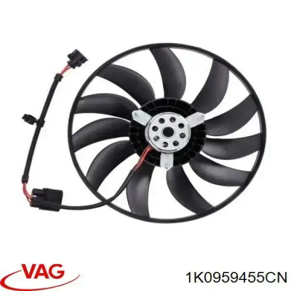 Compre 1K0959455CN VAG Ventilador elétrico de esfriamento montado (motor + roda de aletas) esquerdo