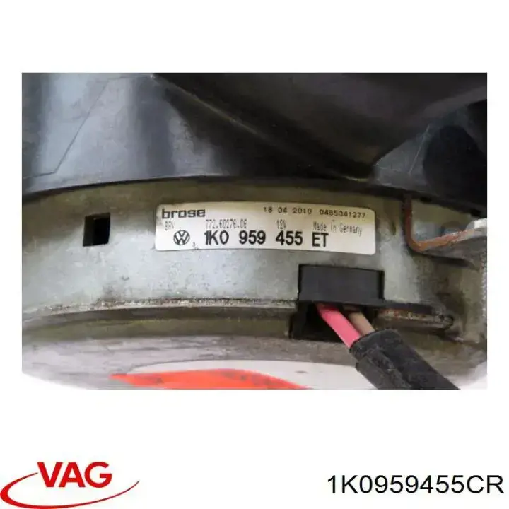 Ventilador elétrico de esfriamento montado (motor + roda de aletas) direito VAG 1K0959455CR preço, a partir de 65,62 USD
