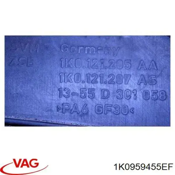 Compre 1K0959455EF VAG Ventilador elétrico de esfriamento montado (motor + roda de aletas) esquerdo