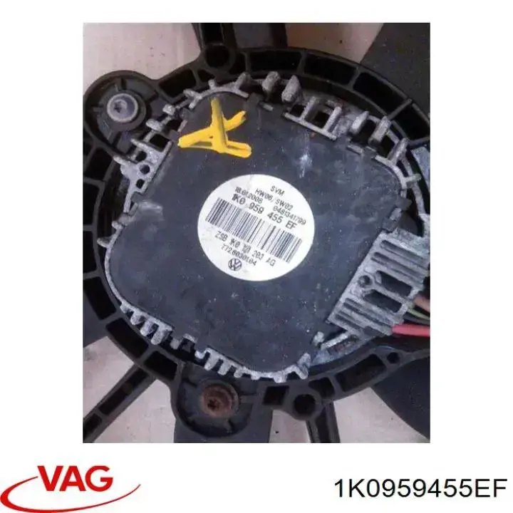 Ventilador elétrico de esfriamento montado (motor + roda de aletas) esquerdo VAG 1K0959455EF preço, a partir de 141,94 USD
