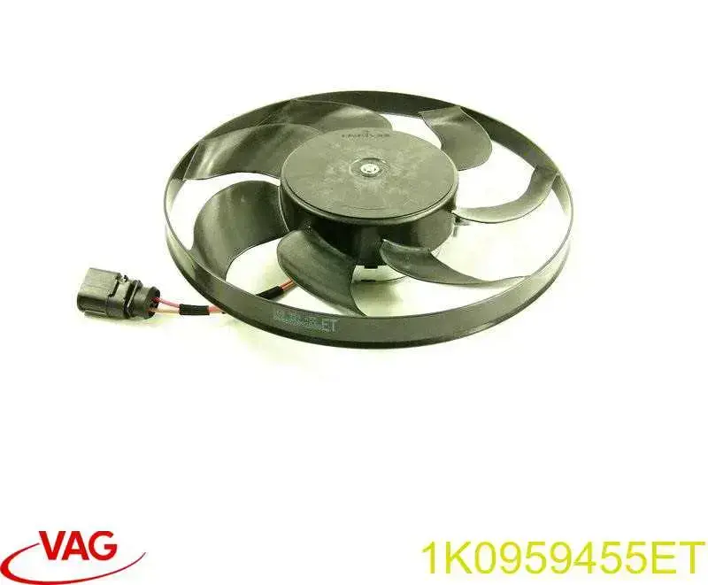 1K0959455ET VAG Ventilador elétrico de esfriamento montado (motor + roda de aletas) direito