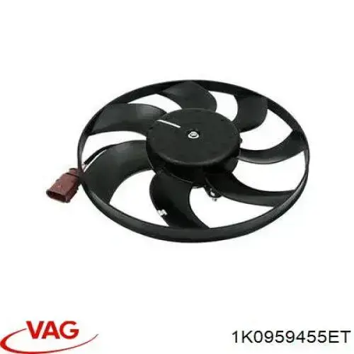 Compre 1K0959455ET VAG Ventilador elétrico de esfriamento montado (motor + roda de aletas) direito