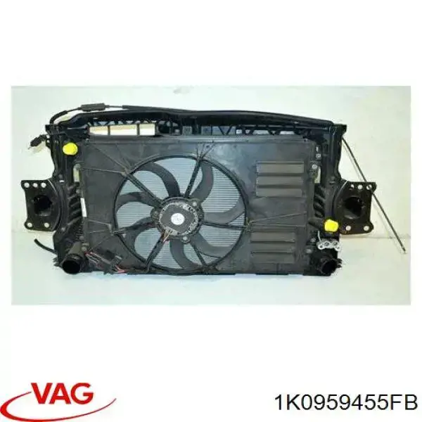 Compre 1K0959455FB VAG Ventilador elétrico de esfriamento montado (motor + roda de aletas) esquerdo