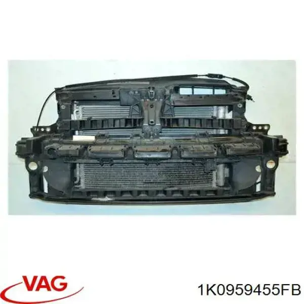 30959043 AND Ventilador elétrico de esfriamento montado (motor + roda de aletas) esquerdo