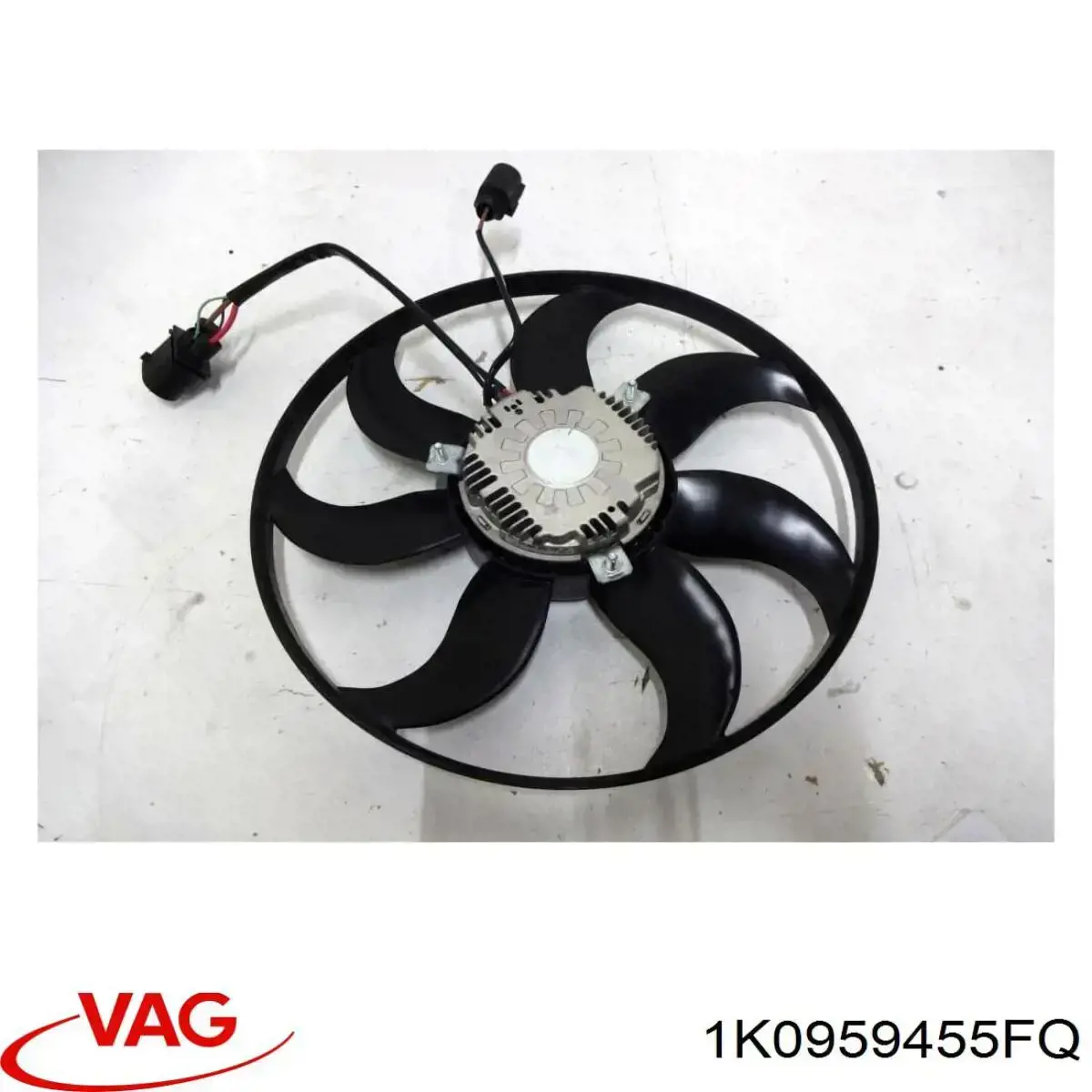 Compre 1K0959455FQ VAG Ventilador elétrico de esfriamento montado (motor + roda de aletas)