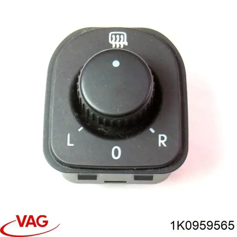 Unidade de controlo dos espelhos de retrovisão, na porta VAG 1K0959565