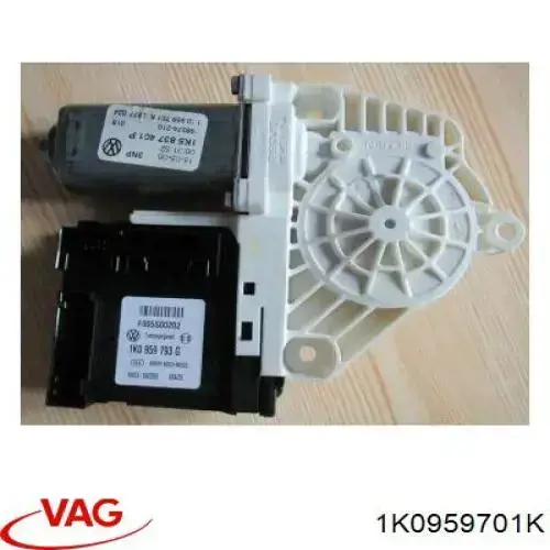 1K0959701K VAG Motor de acionamento de vidro da porta dianteira esquerda