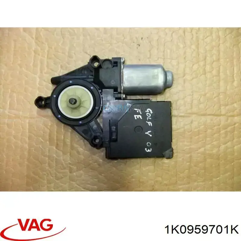 Motor de acionamento de vidro da porta dianteira esquerda VAG 1K0959701K