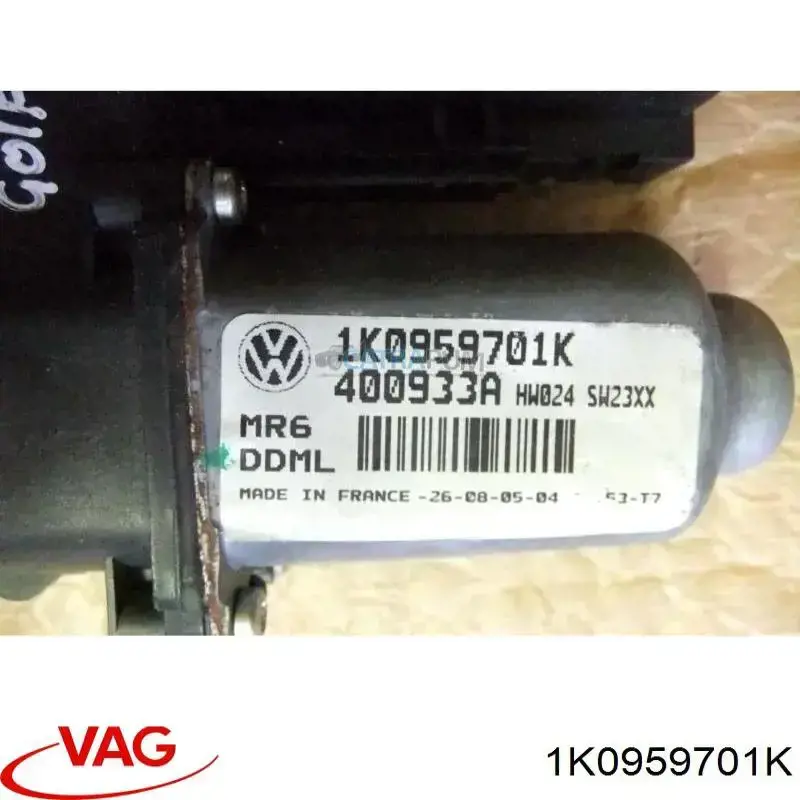 Compre 1K0959701K VAG Motor de acionamento de vidro da porta dianteira esquerda