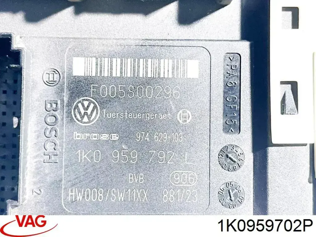 Compre 1K0959702P VAG Motor de acionamento de vidro da porta dianteira direita